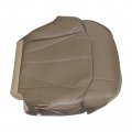 Secosautoparts Passenger Side Bottom Replacement Leather Seat Covers Med Tan Compatible With Chevy Silverado 1500 2500 1999