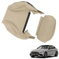 Driver Bottom And Back Leather Seat Cover 2pcs Tan Replacement For 2015 2021 C300 C400 Glc300 Custom Fit Fashionable Breathable 