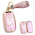 Hibeyo 4 Button Key Fob Cover For Dodge Ram 1500 Ram1500 Ram2500 Trx 2021 2020 Chrysler Couve Jeep Grand Cherokee Accessories