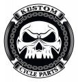 Kustom Cycle Parts Gloss Black Eagle Angel Wings Motorcycle Evil Spirits Biker Guard Bell Our Customs Are Universal And Works
