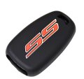 Ss Silicone Key Fob Cover Case Protector With Emblem Badge Trim Decal For Chevrolet Chevy Camaro Malibu Impala 
