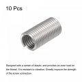 Uxcell Wire Thread Inserts 7 16-14 Unc 3 0d 304 Stainless Steel Helical Type Coiled Screw Repair Threaded Sleeve Sheath 10pcs