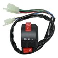 2pcs Jdllong Left Handlebar Starter Kill Light Switch For 50 90cc 110cc 125cc Atv Chinese Taotao Sunl Roketa 