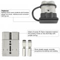 175a Battery Quick Disconnect Connector Plug Kit For Trailer Winch Universal Connect System With Rubber Boot Covers And