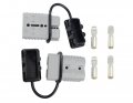 Wmycongcong 175a Battery Quick Disconnect Connector Plug Kit For Trailer Winch Grey 