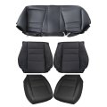 Secos Front Seat Cover Rear Bottom Leather Black For Honda Accord 2008 2009 2010 2011 2012 