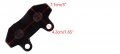 1pair Brake Pads Compatible For Hyosung Gt650r Gt250r Gt125 Gt250 Gv650 Gv250 Gv125