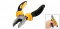 Uxcell Length Wire Cutter Combination Pliers Tool 6 Black Yellow