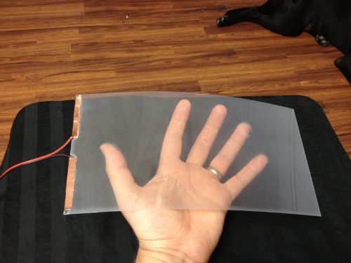 Smart Film Eglass Switchable Glass Electrochromic 7 In X 4 With Power Supply Vp-higw-vra6-ca