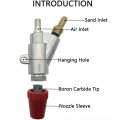 Xibany Water Dry Abrasive Blasting Spray Gun Dustless Sandblast Kits With Boron Carbid Nozzle 35 20 6 8 10 Color A Size 8mm