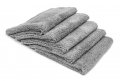 Elite Edgeless Two-pile Microfiber Detailing Towel 16 X16 Gray 5 Pack All-purpose Detail Rag Polishing Buffing Window Glass 