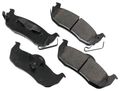 Ceramic Brake Pad Set Act1041 For Rear Vehicle Specific Fit Grey Color 