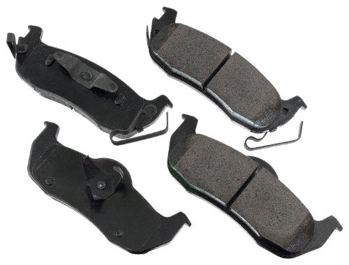 Ceramic Brake Pad Set Act1041 For Rear Vehicle Specific Fit Grey Color