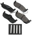 Ceramic Brake Pad Set Act1041 For Rear Vehicle Specific Fit Grey Color
