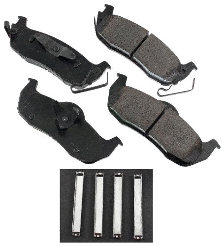 Ceramic Brake Pad Set Act1041 For Rear Vehicle Specific Fit Grey Color