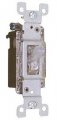 Lighted Quiet Clear Wall Toggle Switch 15a 120v Single Pole 3 Way 3way 