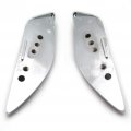 Smt-tank Pads Side Cover Compatible With Suzuki Hayabusa Gsxr1300 1986-2012 Chrome B00rnir90g