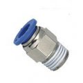 Push To Connect Straight Male Fitting 3 8 Od 1 Npt Thread 