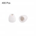 Uxcell 400pcs Ceramic Electrical Insulator 2mm Dia Tapered Porcelain Tube Beads High Temperature Max 1000c For Oven
