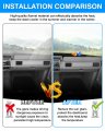 Autorder Dashboard Cover Mat Fit For 1980 1981 1982 1983 1984 1985 1986 Ford F100 F150 F250 F350 Bronco Accessories Flannel