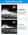 Autorder Dashboard Cover Mat Fit For 1980 1981 1982 1983 1984 1985 1986 Ford F100 F150 F250 F350 Bronco Accessories Flannel
