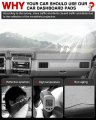 Autorder Dashboard Cover Mat Fit For 1980 1981 1982 1983 1984 1985 1986 Ford F100 F150 F250 F350 Bronco Accessories Flannel