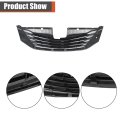 Front Bumper Grille Upper Black Straight Trim Style Replacement For Sienna 2011-2017 To1200332