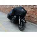 X Autohaux Motorcycle Cover Lightweight Half Outdoor Waterproof Rain Dust Protector Black Xl For Most Full Dress Touring