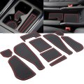 Anti Dust Door Mats For Volkswagen Vw Tiguan 2025 2026 Center Console And Cup Holder Insert Interior Compartment Liners 10 