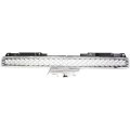 Upper Grille Assembly For Chevy Tahoe 2007 To 2014 And Avalanche 2013 Chrome Shell With Painted Gray Platinum Mesh Insert 