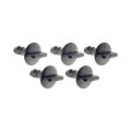 Engine Splash Shield Pin For Ford F-150 2011 2012 2013 2014 Bb5z00817a Steel Silver Bolt Coarse Thread Screw On Fastener 5 
