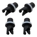 4 Pcs Black Inflatable Kayak Pump Adapter Paddle Board Air Hose Valve Nozzle Connectors 