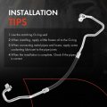 A-premium A C Discharge Line Hose Assembly Compatible With Toyota Camry 2010-2011 2 5l Compressor To Condenser