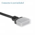 Uxcell 50pcs Silicone Plug Fit 5630 12mm Wide Led Tube Strip Light End Cap Cover White
