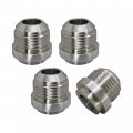 An10 Weld On Bung Stainless Steel Male Flare Weldable Fuel Tank Fitting Jic-10 An 7 8-14 Thread Hose Adapter Connector 4