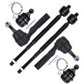 6pc Front Suspension Kit With Outer Tie Rod End Inner And Lower Ball Joint For Chrysler 200 2011 To 2014 Sebring 2007 2010 