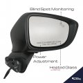 Spieg Passenger Side Mirror Replacement For Mazda 6 2014-2016 Manual Fold Heated Turn Signal Light Blind Spot Monitoring