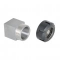 Er-40 Square Collet Block Hex Chuck Holder For Cnc Lathe Engraving Machine Square