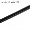Uxcell Edge Trim Seal Black Pvc Plastic U Channel Protector Fits 1 64 16 5 Feet Length