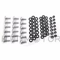 Silver Round Normal Fairing Bolts Screw For 2004 2005 Kawasaki Ninja Zx10 Zx10r B00yyketn6 