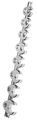 W351 8 Piece Sae Crowfoot Wrench Set 3 In Drive Alloy Steel With Polished Chrome Finish And Storage Rail 