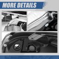 Fatcory Style Halogen Headlight Lamp Compatible With Toyota Tacoma Non Sport Package 2005-2011 Driver Left Side Chrome Housing