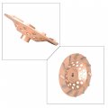 Waltyotur 7 Inch Diamond Cup Grinding Wheel 12-segments Heavy Duty Turbo Row Disc Segments 5 8-11 Arbor For Angle Grinder