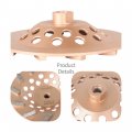 Waltyotur 7 Inch Diamond Cup Grinding Wheel 12-segments Heavy Duty Turbo Row Disc Segments 5 8-11 Arbor For Angle Grinder