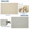 X Autohaux Breathable Mesh Fabric 36 Length 48 Width Foam Backed For Car Truck Rv Suv Interior Trim Protect Aging Broken Faded