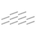 10pcs Round Ended Feather Key 6 X 55mm Carbon Steel Parallel Drive Shaft Stock Machine Keyway For Type Fastening Connection 
