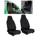 Winomo Car Seat Cover Protector Waterproof Nylon Black Universal Pack Of 2
