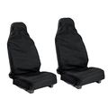 Winomo Car Seat Cover Protector Waterproof Nylon Black Universal Pack Of 2