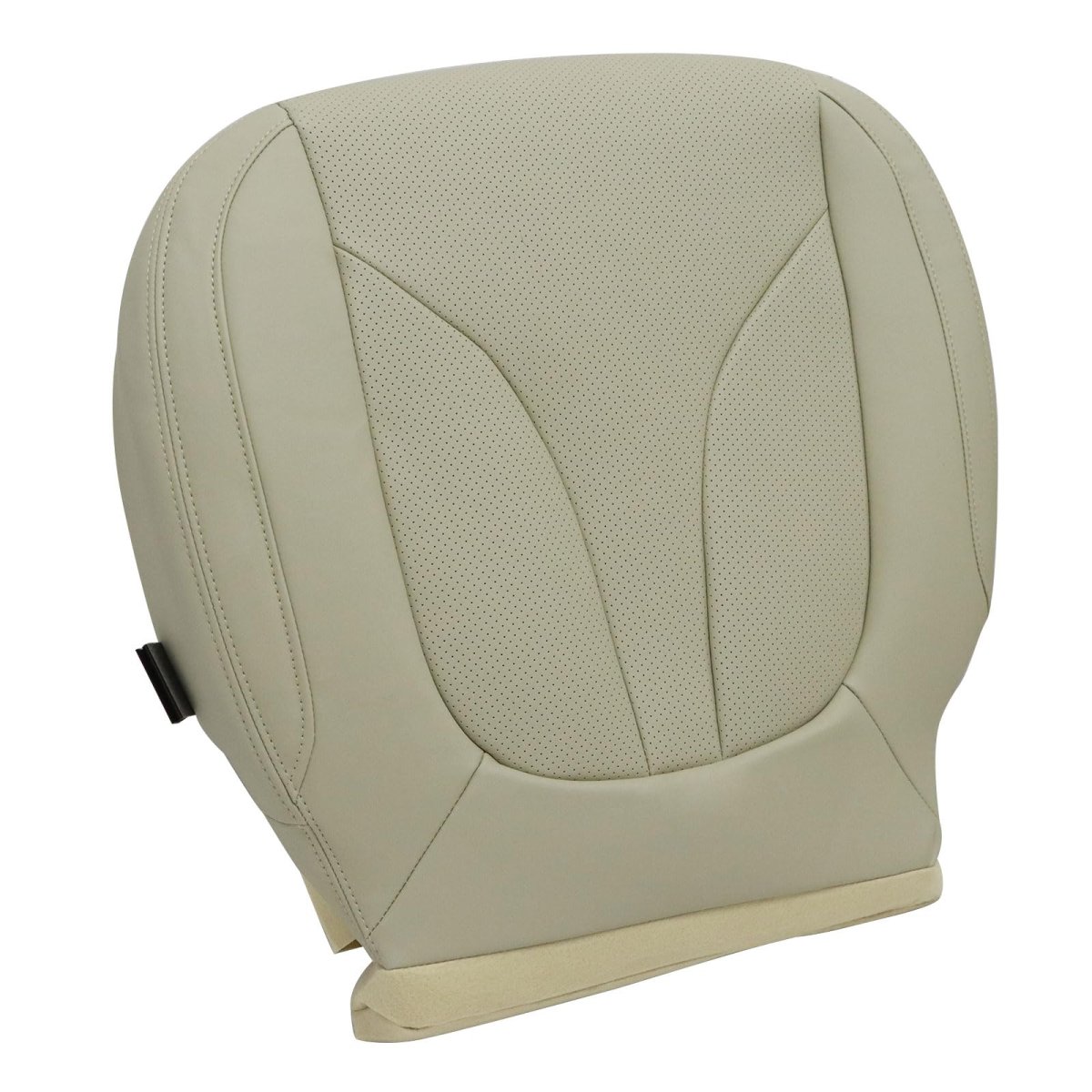 Secos Driver Bottom Top Lean Back Leather Seat Cover Tan For Lincoln Mkx 2016 2017 2018