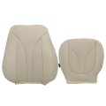 Secosautoparts Driver Bottom Top Lean Back Leather Seat Cover Tan Compatible With Lincoln Mkx 2016 2017 2018 